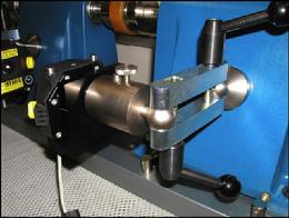 Shown with the standard L 581 M3 bracket sensor holder used with a Rotalign series sensor.