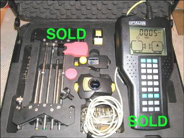 Refurbished Optalign® Plus All Features s/n 0599 1712 - Call 704-233-9222